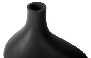 Organic Curves nagy váza fekete