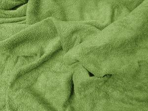 Frottír zöld lepedő EXCLUSIVE 200x220 cm