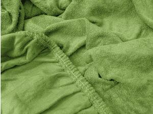 Frottír zöld lepedő EXCLUSIVE 200x220 cm