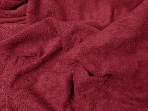 Frottír vörös lepedő EXCLUSIVE 200x220 cm