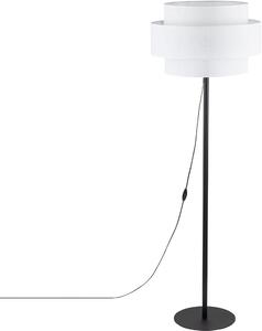 TK Lighting Calisto állólámpa 1x15 W fehér-fekete 5894