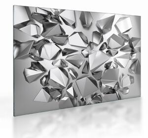A 3D absztrakció képe (üvegen) (70x50 cm)