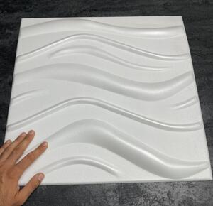 Polistar Maru fehér polisztirol 3D falpanel