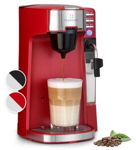 Klarstein Baristomat 2 az 1-ben, teljesen automata kávéfőző, kávé, tea, tejhabosító, 6 program