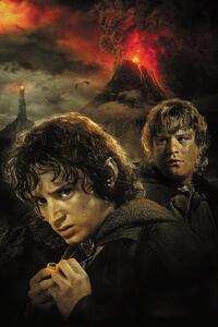 Művészi plakát A gyűrűk ura - Sam and Frodo, (26.7 x 40 cm)