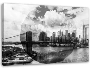 Gario Vászonkép Híd New Yorkban Méret: 60 x 40 cm
