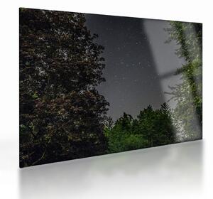 Éjszakai égbolt képe (üvegen) (70x50 cm)