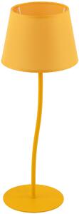 TK Lighting Nicola asztali lámpa 1x15 W sárga 6641