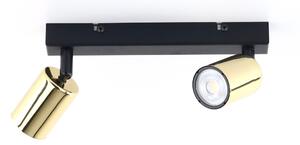 TK Lighting Top mennyezeti lámpa 2x10 W fekete-arany 5967
