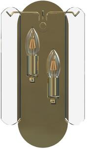 Zuma Line Nira oldalfali lámpa 2x40 W átlátszó-arany MB3523-2-EGN