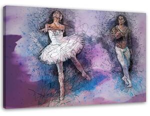 Gario Vászonkép Pár balett tánc közben Méret: 60 x 40 cm