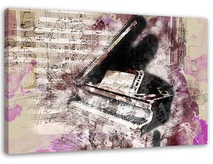 Kép Zongora - absztrakt