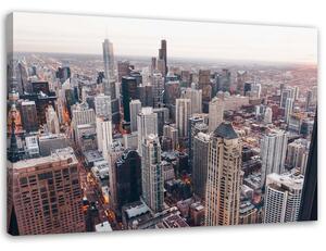 Gario Vászonkép Chicagói felhőkarcolók Méret: 60 x 40 cm
