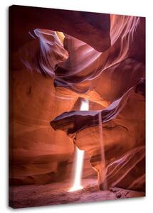 Gario Vászonkép Fény egy barlangban Méret: 40 x 60 cm