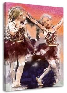 Gario Vászonkép Kis balerinák Méret: 40 x 60 cm