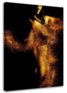 Gario Kép Akt aranyporban Méret: 40 x 60 cm, Kivitelezés: Vászonkép