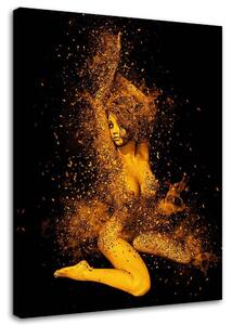 Gario Kép Meztelen no aranyporban Méret: 40 x 60 cm, Kivitelezés: Vászonkép