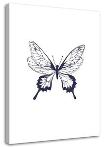 Gario Vászonkép Rajzolt pillangó Méret: 40 x 60 cm