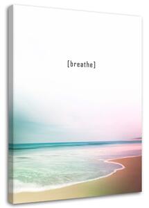 Gario Vászonkép Lélegezz a tengerparton Méret: 40 x 60 cm
