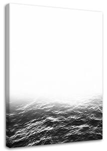 Gario Vászonkép Szürke hullámok Méret: 40 x 60 cm