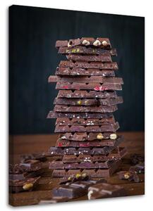 Gario Vászonkép Csokoládé torony Méret: 40 x 60 cm