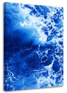 Gario Vászonkép Kék hullámok akvarell Méret: 40 x 60 cm