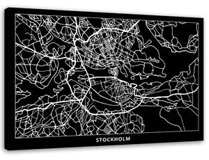Gario Vászonkép Stockholm városrendezési terve Méret: 60 x 40 cm