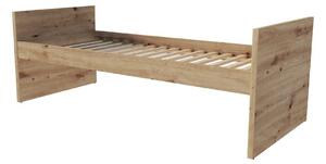 VERSO BAZA ágy 90x200 cm kézműves tölgy
