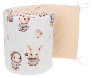 Rácsvédő kiságyhoz 180x30 Rabbits