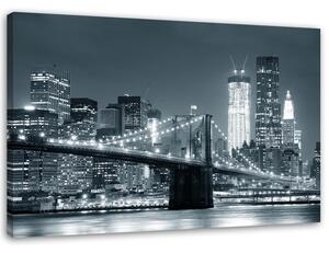 Gario Vászonkép A Nagy Brooklyn-híd Méret: 60 x 40 cm
