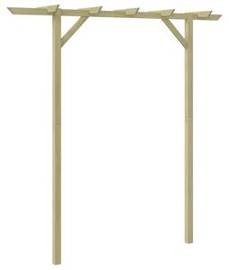 VidaXL fa kerti pergola 205 x 40 x 203 cm