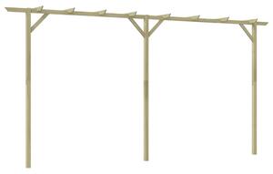 VidaXL fa kerti pergola 410 x 40 x 203 cm