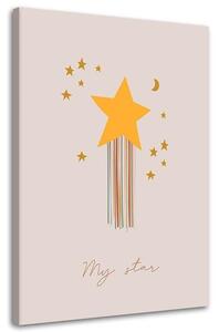 Gario Vászonkép Elvarázsolt csillag Méret: 40 x 60 cm