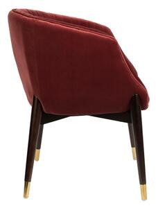 Dolly design karfás szék, bordó