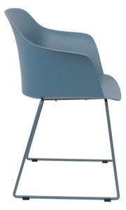 Tango design karfás szék, kék műanyag