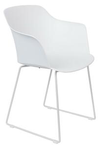 Tango design karfás szék, fehér műanyag