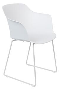 Tango design karfás szék, fehér műanyag