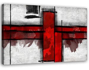 Gario Vászonkép Piros téglalapok Méret: 60 x 40 cm
