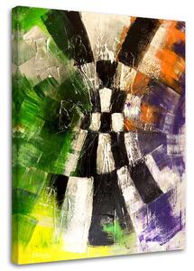 Gario Vászonkép Tábla kockás Méret: 40 x 60 cm