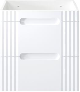 Comad Fiji szekrény 60x46x62 cm álló, mosdó alatti fehér FIJI WHITE 82-60-D-2S