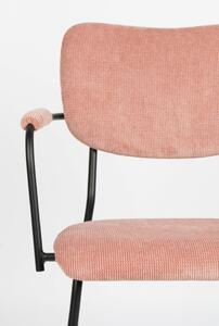 Benson design karfás szék, rózsaszín