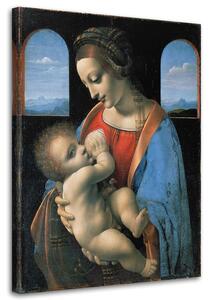Gario Vászonkép Madonna litta - Leonardo da Vinci reprodukció Méret: 40 x 60 cm
