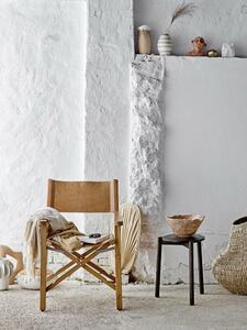Guus design szék, barna bőr, natúr váz