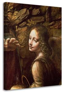 Gario Vászonkép Madonna a barlangban - Leonardo da Vinci, reprodukció Méret: 40 x 60 cm
