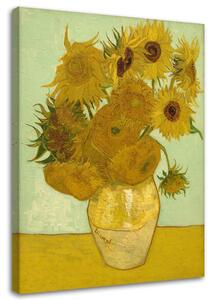 Gario Vászonkép Napraforgók - Vincent van Gogh reprodukció Méret: 40 x 60 cm