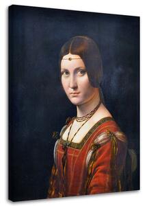 Gario Vászonkép La belle feronierre - Leonardo da Vinci, reprodukció Méret: 40 x 60 cm