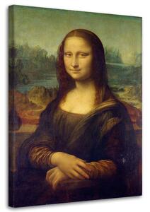 Gario Vászonkép Mona lisa - Leonardo da Vinci, reprodukció Méret: 40 x 60 cm, Kivitelezés: Vászonkép