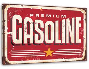 Gario Vászonkép Tábla retro benzin Méret: 60 x 40 cm