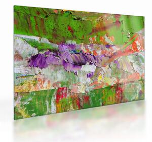 Absztrakció kép - festmény (üvegen) (70x50 cm)