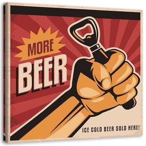 Gario Vászonkép Tábla több sör Méret: 30 x 30 cm